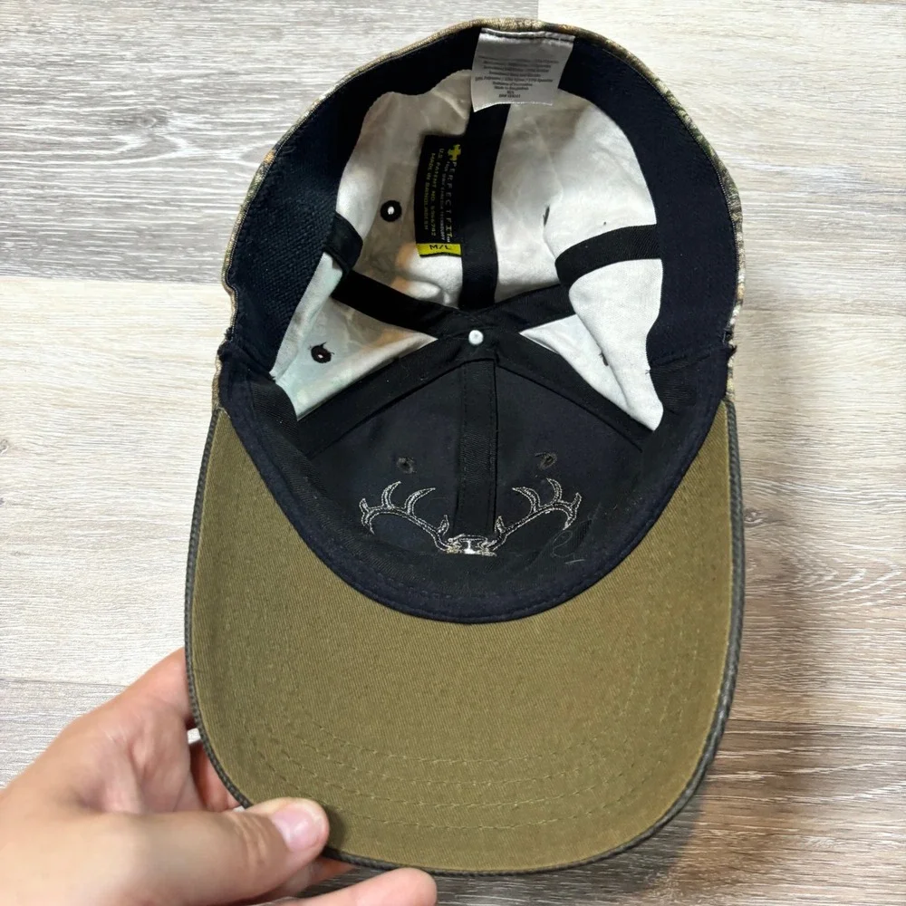 Field & Stream Mens Cotton Blend Baseball Cap Realtree Edge Camo M/L Brown Camo
